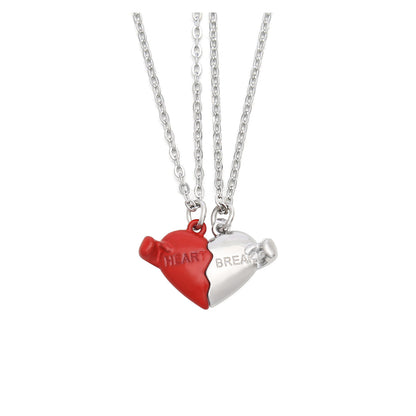 Collana ciondolo cuore magnetico