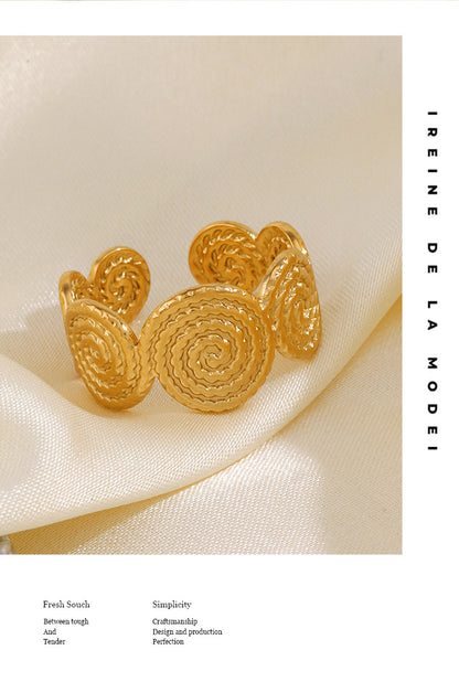 Anello regolabile a spirale