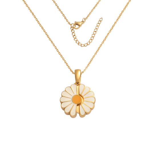 Pendente girasole specchiato