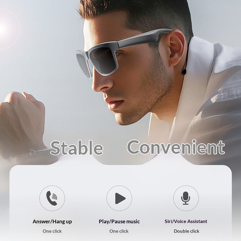 Occhiali smart con Bluetooth protezione anti luce blu