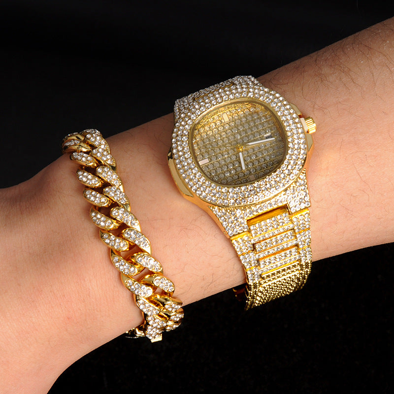 Set collana, bracciale e orologio