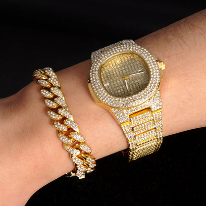 Set collana, bracciale e orologio