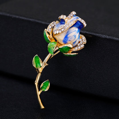 Spilla fiore rosa corsage