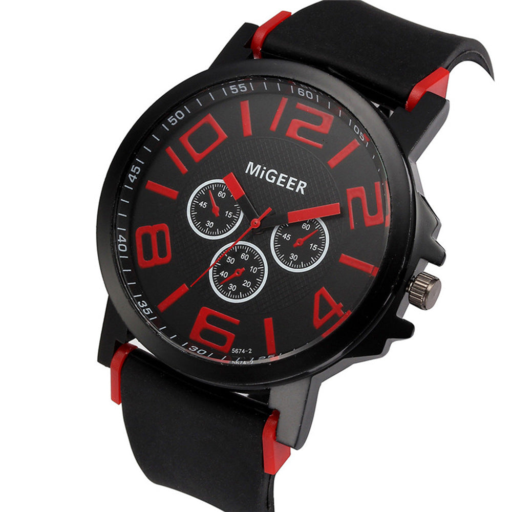 Orologio al quarzo in silicone