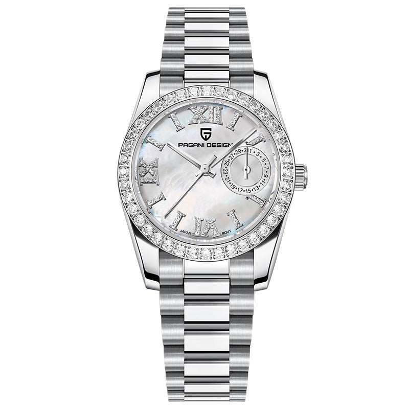 Orologio da donna in acciaio impermeabile