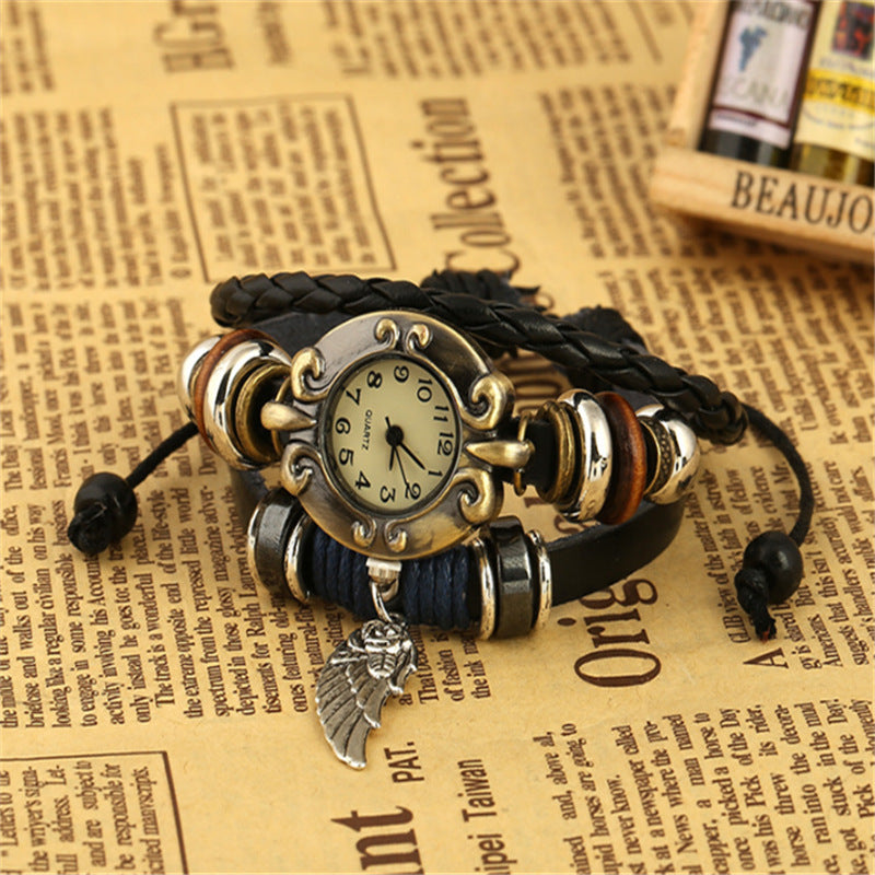Orologio vintage pelle braccialetto