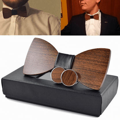 Gemelli papillon in legno