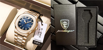 Orologio quarzo sottile impermeabile