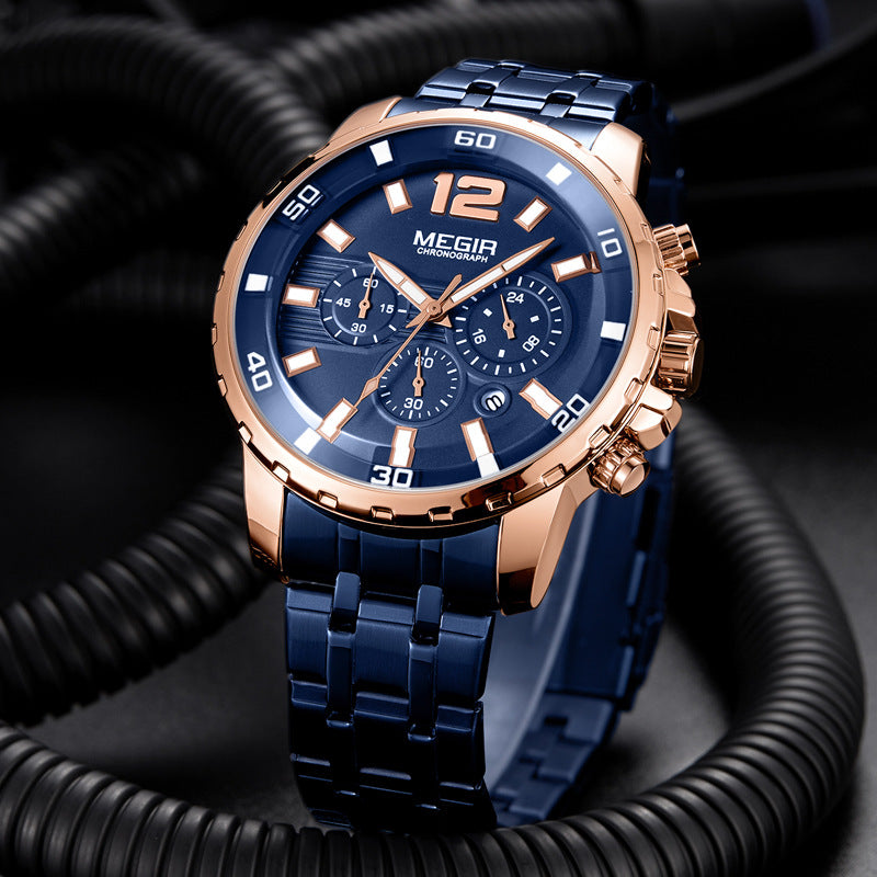 Orologio uomo acciaio impermeabile business