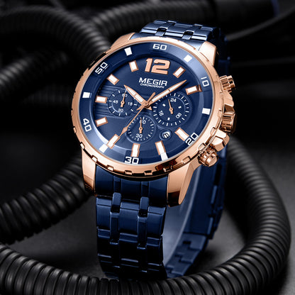 Orologio uomo acciaio impermeabile business