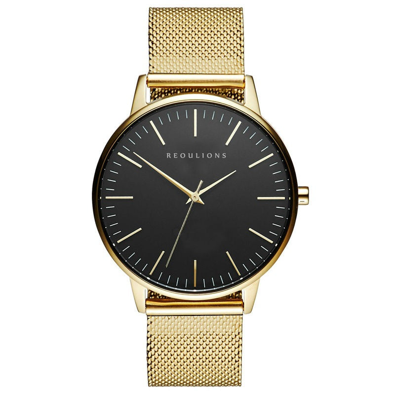 Orologio cinturino mesh semplice