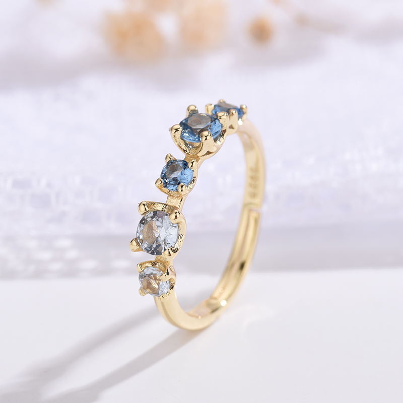 Anello topazio sfumato