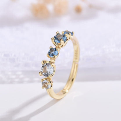 Anello topazio sfumato