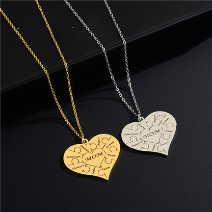 Collana Cuore Puzzle