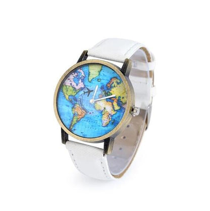 Orologio da donna tema aereo cinturino denim