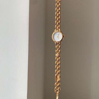 Orologio quarzo retrò strass