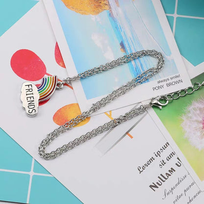 Collana nuvola arcobaleno