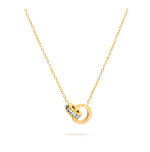 Collana Doppia Titanio