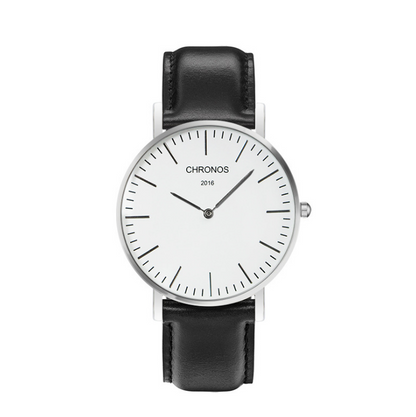 Orologio cinturino intrecciato di coppia
