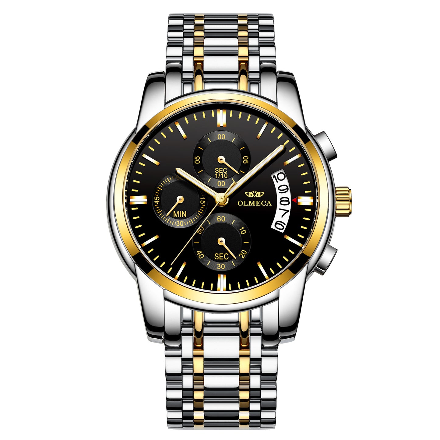 Orologio acciaio luminoso farfalla