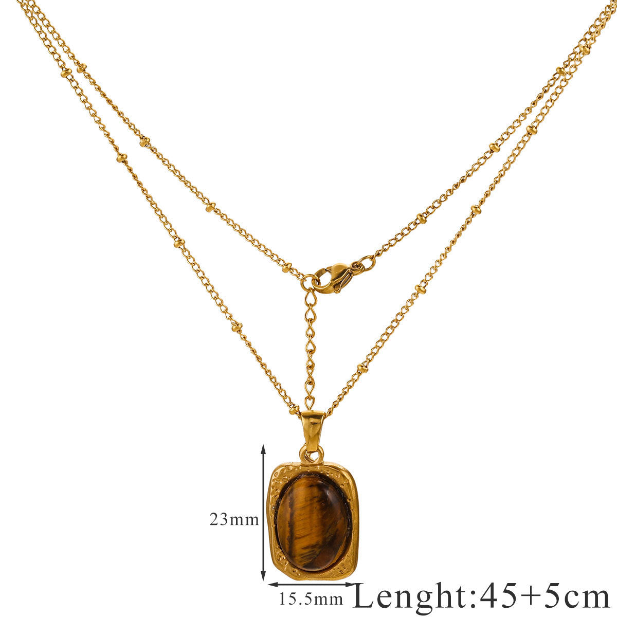 Collana occhio di tigre donna