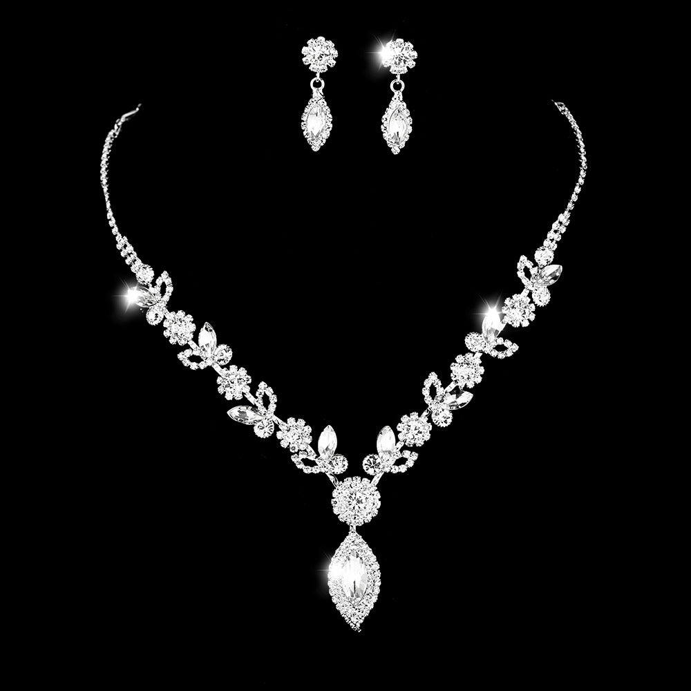 Parure Sposa Cristalli Floreali