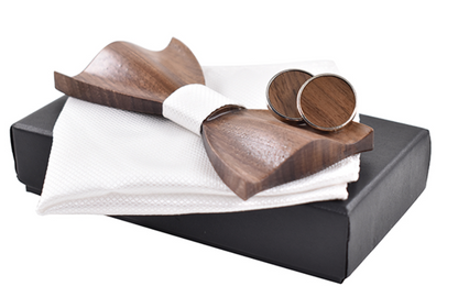 Gemelli papillon in legno