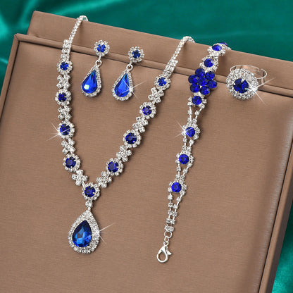 Collana Goccia di Cristallo