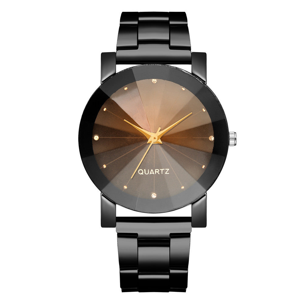 Orologio specchio marrone
