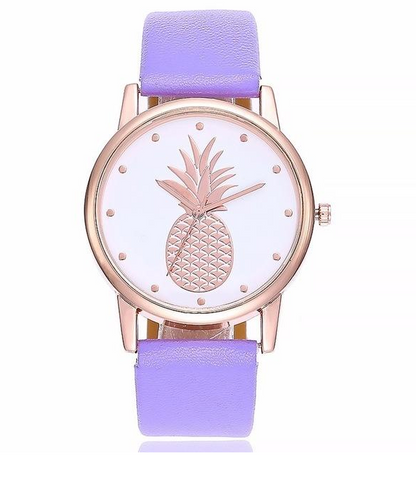 Orologio con cinturino ananas