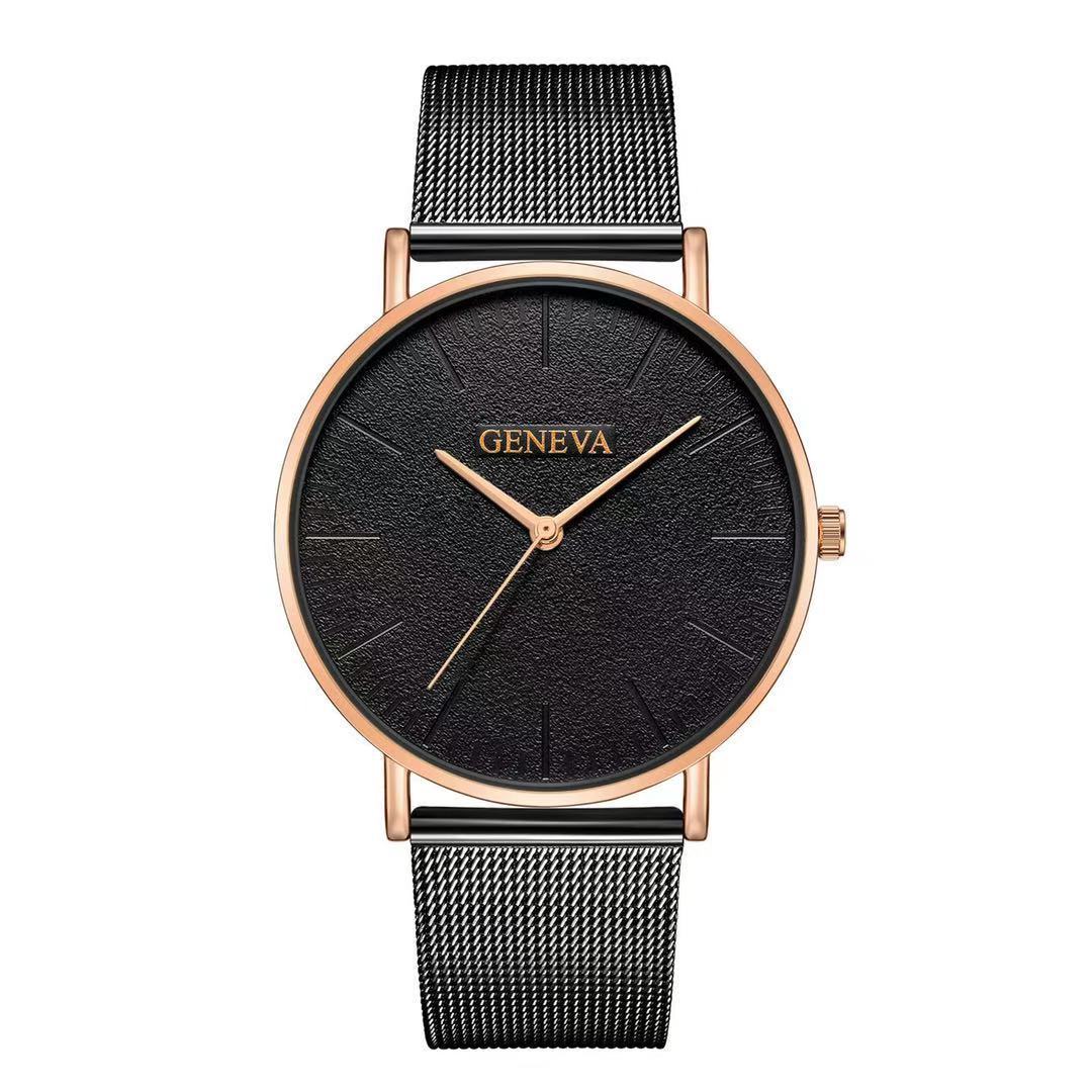 Orologio cinturino mesh acciaio da uomo