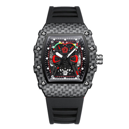Orologio da uomo quarzo impermeabile luminoso