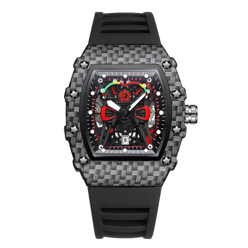 Orologio da uomo quarzo impermeabile luminoso
