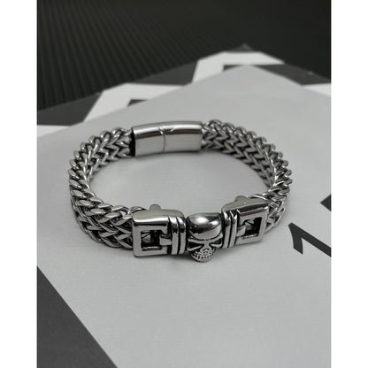 Bracciale titanio da uomo retro