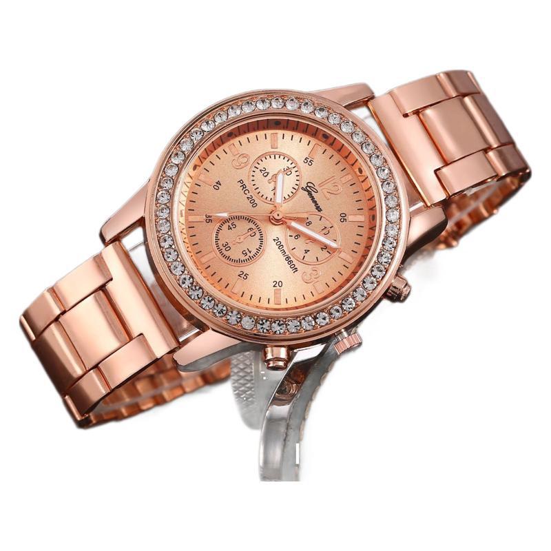 Orologio Acciaio Dorato Quarzo