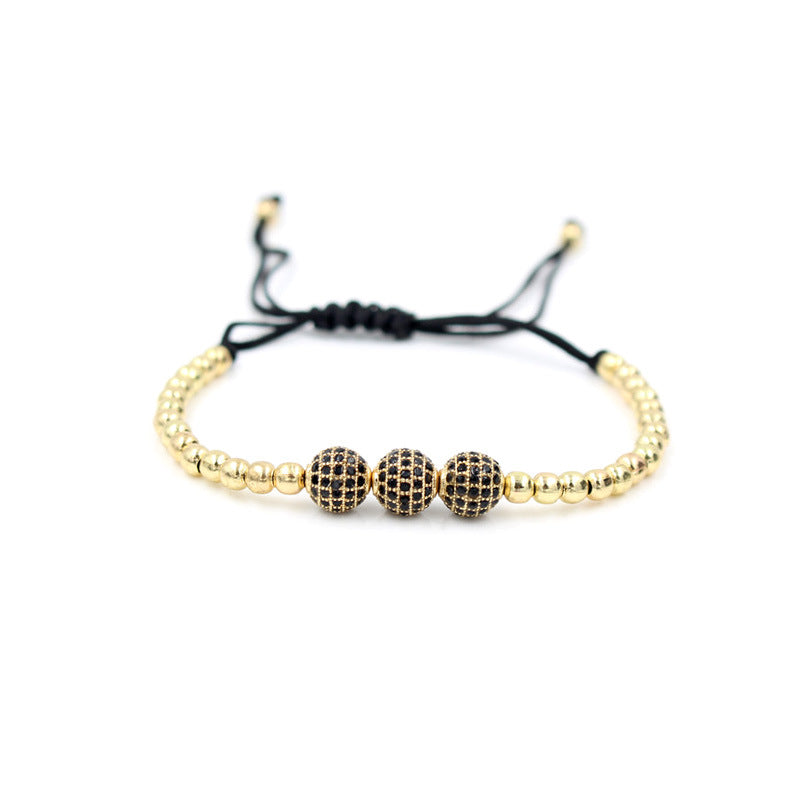 Bracciale perle zirconi