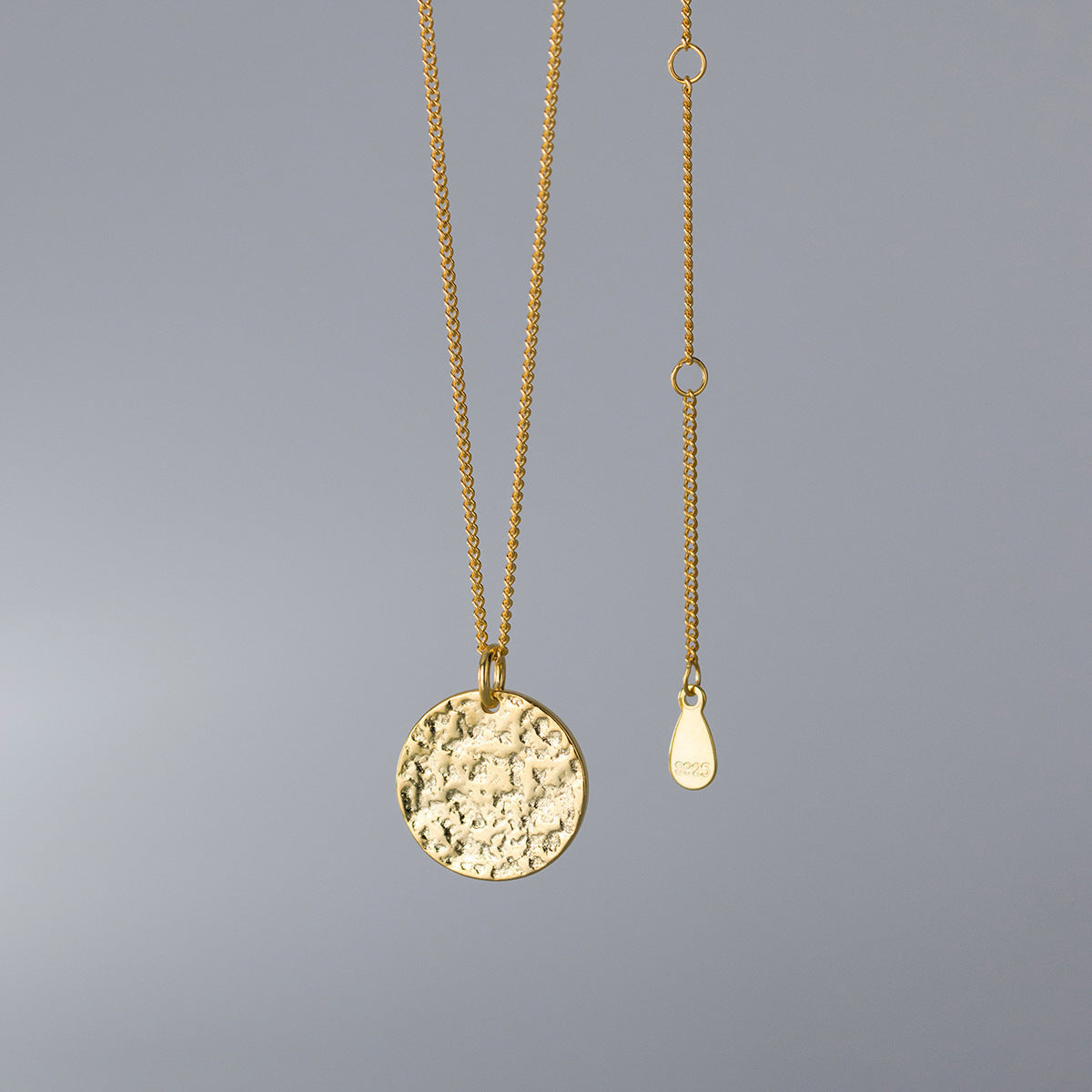 Collana Argento Tonda Geometrica