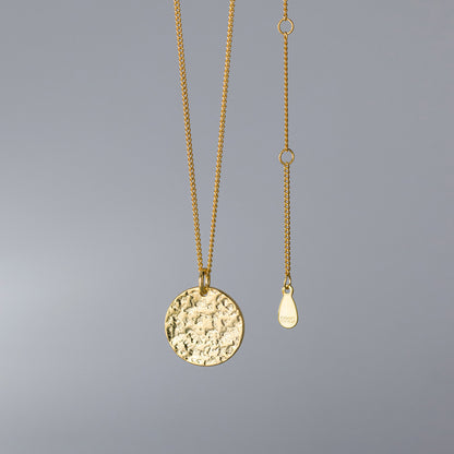 Collana Argento Tonda Geometrica