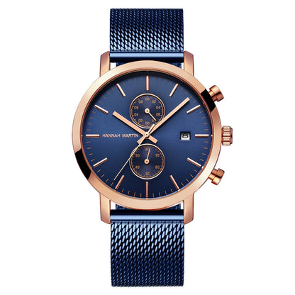 Orologio uomo calendario multifunzione
