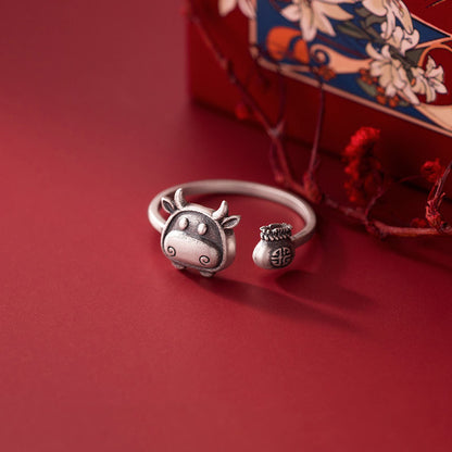Anello zodiacale argento
