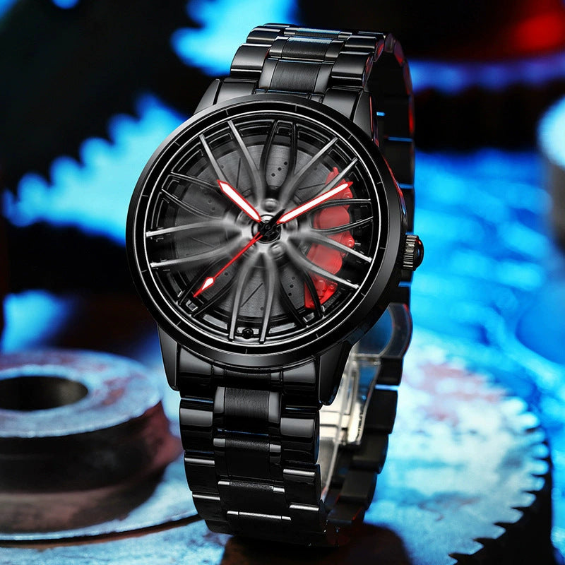Orologio quarzo traforato da uomo