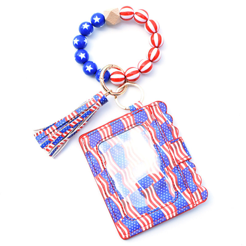 Braccialetto silicone perline