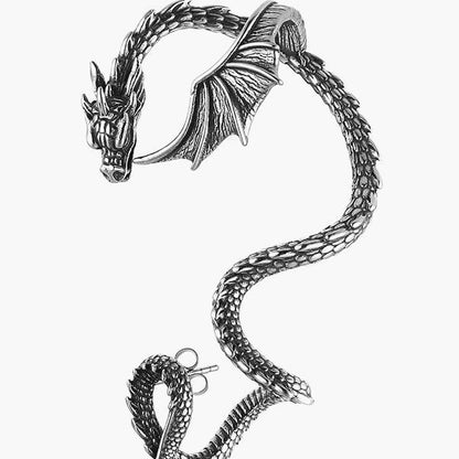 Orecchini drago gotico punk
