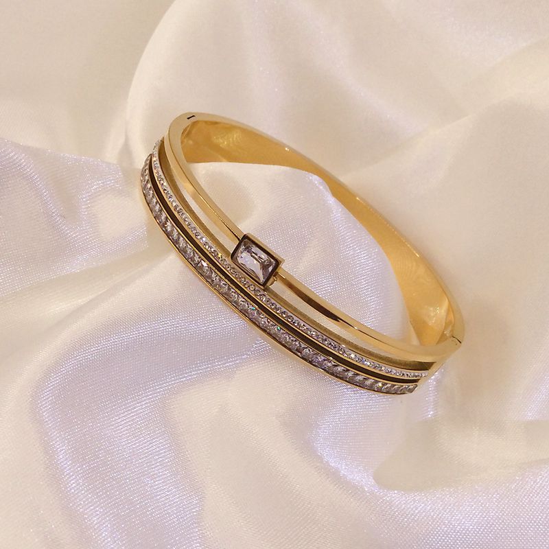 Bracciale titanio doppio filo bianco verde