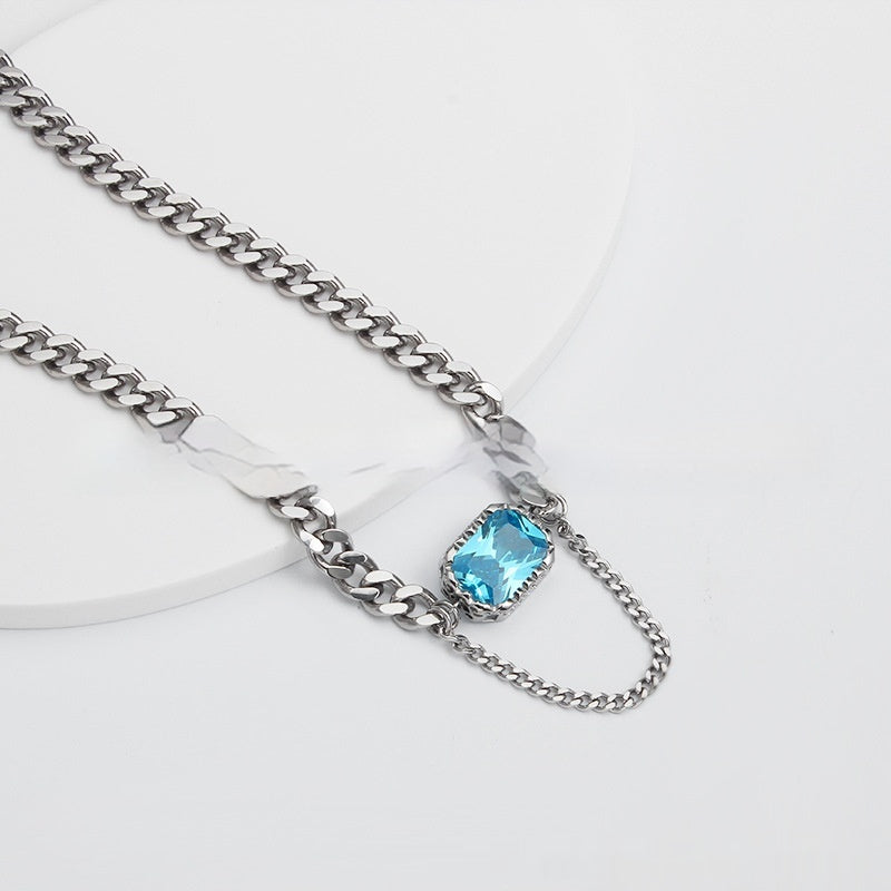 Collana Blu Navy Massiccia