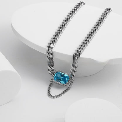 Collana Blu Navy Massiccia