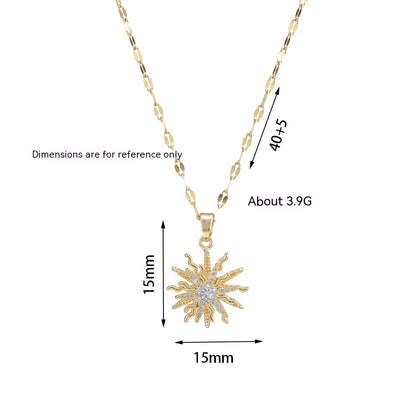 Collana titanio da donna
