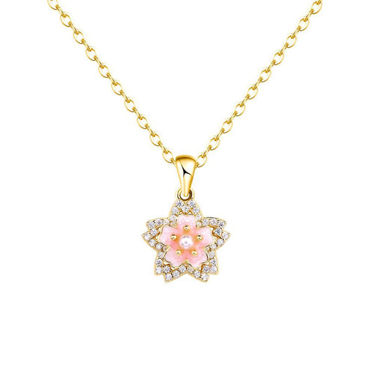 Collana fiore di pesco