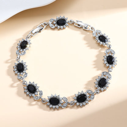 Bracciale zirconi semplice