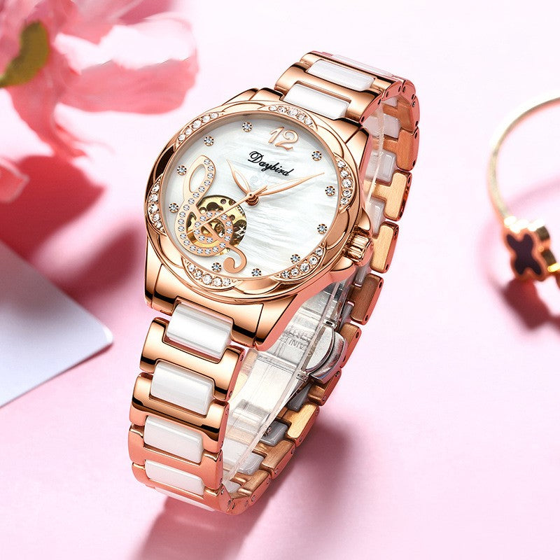 Orologio donna traforato automatico
